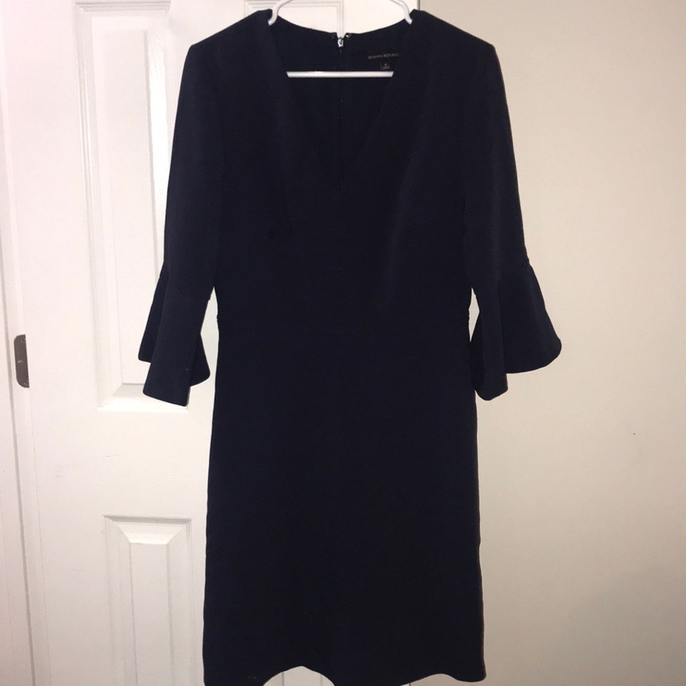 Banana Republic navy blue work dress!